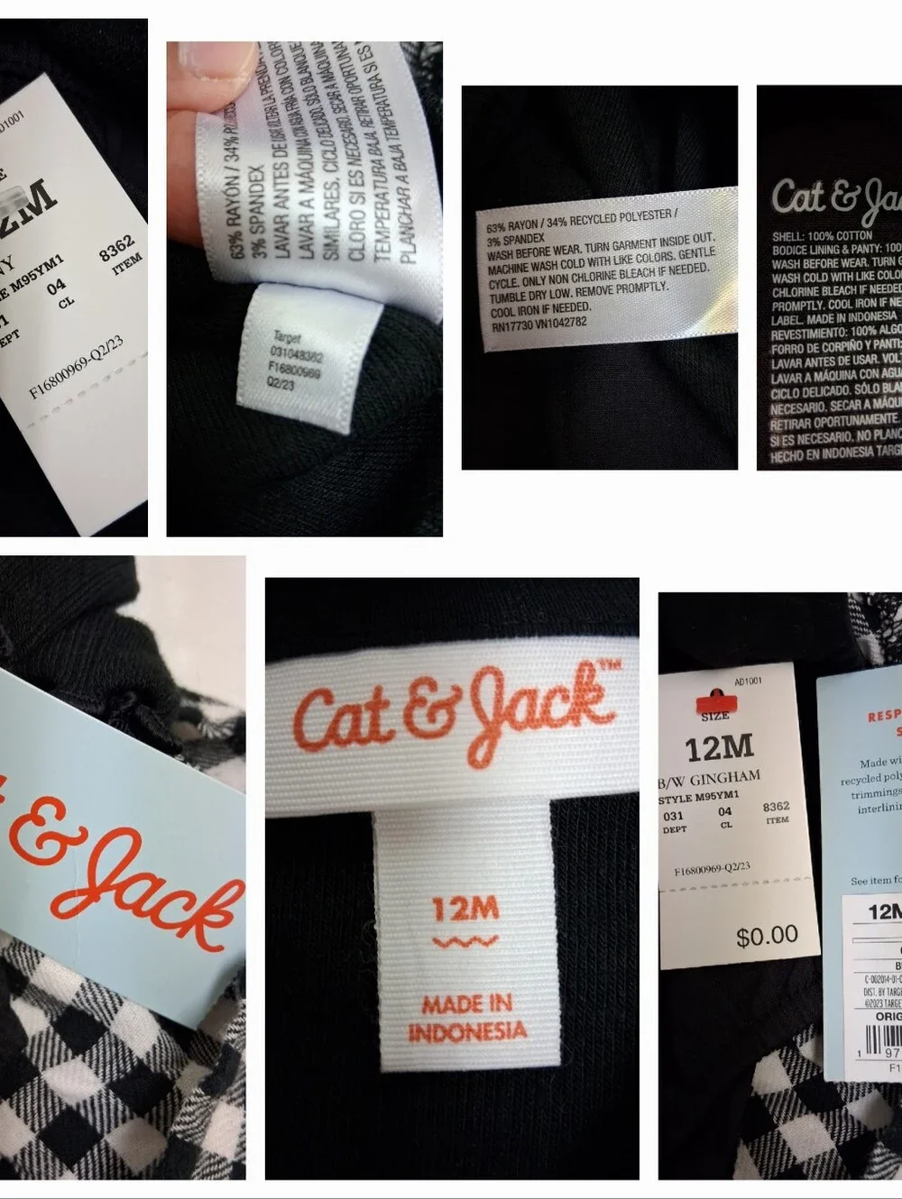 Cat & Jack nwt lot